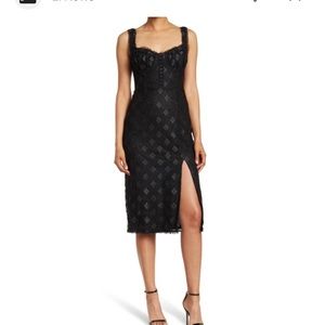 ASTR Hook-And-Eye Corset Lace Sleeveless Dress (L)